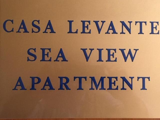 Casa Levante Sea View Apartment CTA Exterior foto